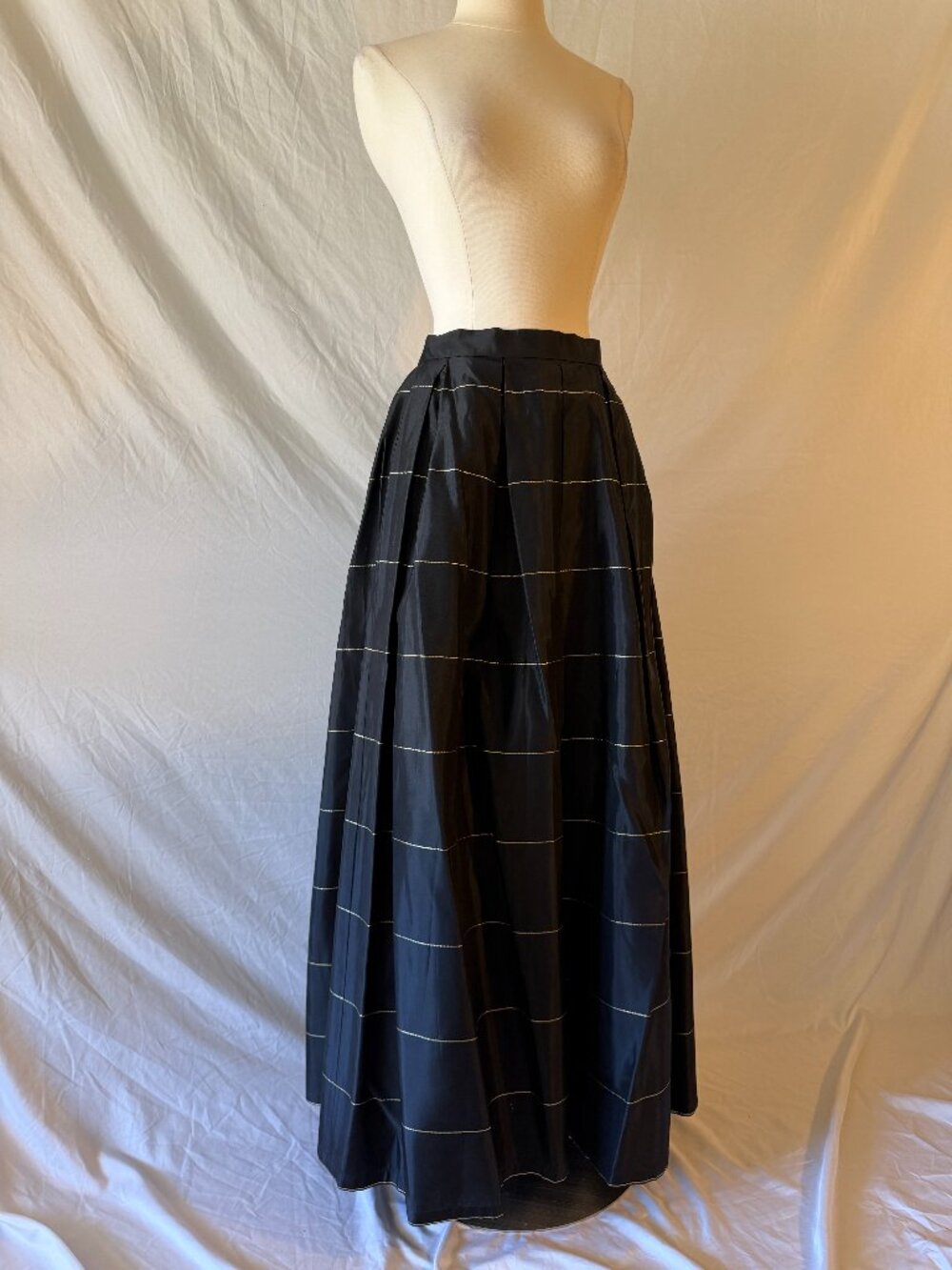 Black and Gold Formal Skirt
